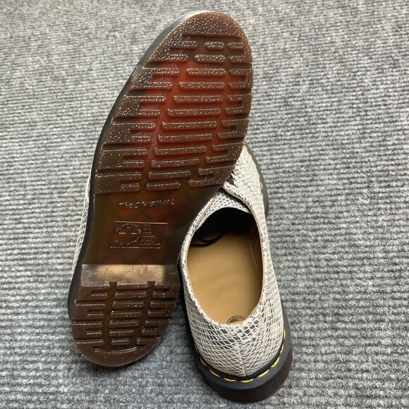 Dr. Martens 2046 Women’s Size 8/Men’s 7 Python Print Suede Snake Skin Oxford NEW - Picture 12 of 12